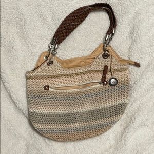 The Sak Original Crochet & Vegan Leather Handbag